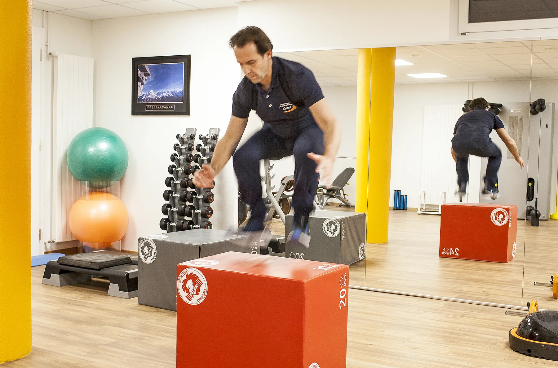 Funktionelles Sprungtraining im Trainingsbereich